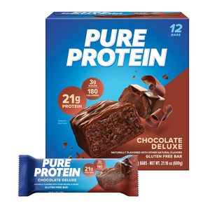 Pure Protein Chocolate Deluxe Protein <b>Bars</b> – 21g Protein, 3g Sugar, 190 Calories (12 count) - Product Image 5