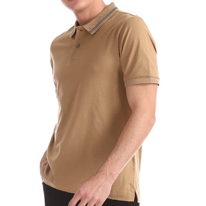 Polo personnalisé en gros, mélange de coton, manches courtes, respirant, vêtements décontractés pour hommes, femmes, enfants, différentes couleurs et tailles, vêtements OEM - Product Image 3