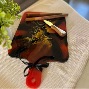 เขียงทำจากเรซิ่นที่น่าดึงดูดใจเครื่องมือทำงานที่ทนทานช่างฝีมือช่วยเพิ่มการนำเสนอรับประทานอาหารและดูห้องครัว - Product Image 1