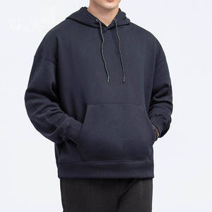 Sudaderas con capucha de Jersey en blanco de diseño clásico y logotipo personalizado OEM para hombre Sudaderas con capucha de invierno de mezcla de algodón de ajuste cómodo para hombre para ropa informal - Product Image 6