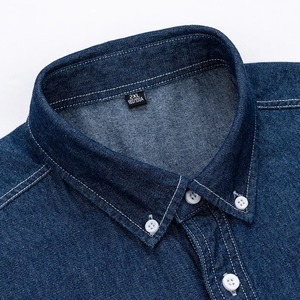 High Quality <b>Men's</b> Slim Cotton <b>Denim</b> <b>Shirts</b> Short Sleeve Summer & Autumn Clothing with Pockets ODM Supply - Product Image 3