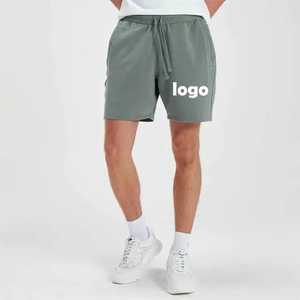 Shorts casuales para hombre, imprescindibles para el verano, tela French Terry de alta calidad, shorts lisos para personalizar con impresión. - Product Image 1