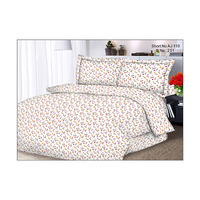 Attrayant moderne tulipe imprimé fleuri coton matériel personnalisé couette King Size ensemble de literie taies d'oreiller 500TC nombre de fils