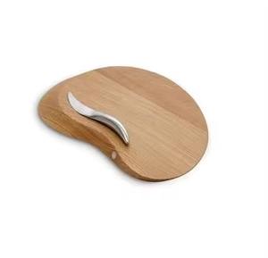 Planche à découper en bois de qualité supérieure avec poignée pour la cuisine à domicile, pour couper les légumes et le fromage - Product Image 3