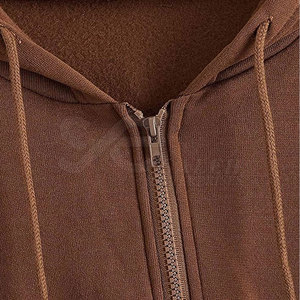 Custom Made Winter Men Zipper Hoodies 100% Cotton Solid Customized Logo with Digital Printing Breathable High Quality Wholesale - Product Image 4