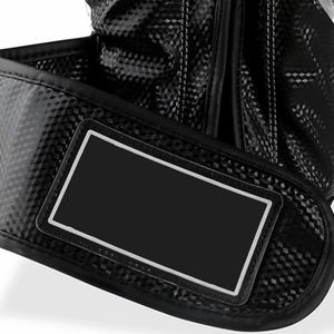 Guantes de boxeo de lucha profesional Cuero negro genuino para la práctica de artes marciales - Product Image 5