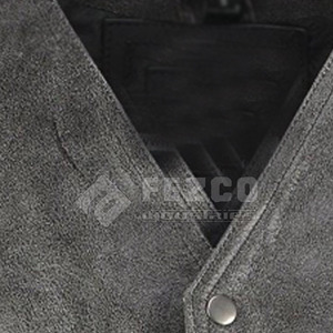 Chaleco de cuero profesional cómodo Producto portátil Chaleco de cuero Hombres Cuero grueso Transpirable - Product Image 5