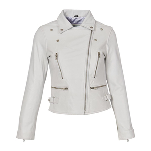 Tessutto แจ็กเก็ตหนังแกะแท้ผู้หญิง, แจ็กเก็ตหนังวัวแท้ทันสมัย - Product Image 4