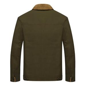 Chaqueta de Cuero de Piel de Oveja Marrón para Hombre, Chaqueta de Aviador de la Segunda Guerra Mundial, Chaqueta de Piloto con Cuello de Piel, Chaqueta de Vuelo Vintage para Hombre 2026 - Product Image 4