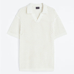 Camisetas Polo de golf para hombre de algodón 100% con logotipo bordado, camisetas lisas de manga corta de verano largo, precio suministrado por ODM - Product Image 6