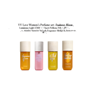 ชุดน้ำหอมสำหรับผู้หญิง VV Love Luminous Bloom + Fruity Symphony + Sweet Nectar + Mellow Melody Pack - น้ำหอมแบบสเปรย์ กลิ่นหอมติดทนนาน - Product Image 2