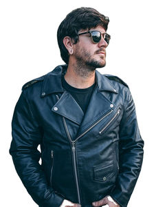 Chaqueta de cuero de PU de otoño e invierno de alta calidad, chaqueta de cuero con capucha para hombre, chaqueta de cuero de motorista para hombre - Product Image 1