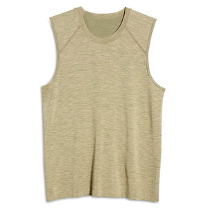 OEM Slim-Fit 100% algodón camiseta sin mangas transpirable Spandex básico correr gimnasio camiseta sin mangas gran oferta entrenamiento sin mangas - Product Image 3