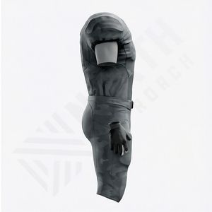 Uniforme de Fútbol Americano Personalizado al por Mayor, Pantalones y Camiseta de Manga Corta para Jóvenes, Uniforme Deportivo de Poliéster con Estampado por Sublimación - Product Image 3