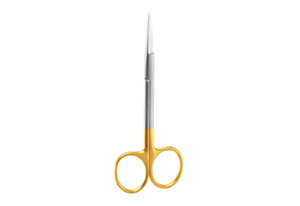 Premium 3,75 \ "Tijeras de IRIS recto Manual Dental Veterinario Juego de instrumentos Instrumentos quirúrgicos de primeros auxilios de acero inoxidable - Product Image 3