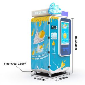 Tùy Chỉnh Kem Máy Bán Hàng Tự Động Tự Động Mềm Kem Máy Bán Hàng Tự Động Nhiều Hương Vị Kem Máy Bán Hàng Tự Động - Product Image 1