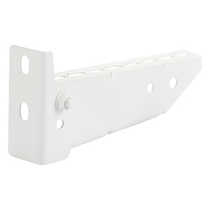 Braccio / supporto a parete verniciato a polvere bianco opaco da 600 mm - Product Image 1
