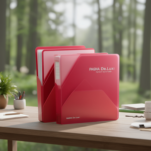 PAGNA De Luxe Signature <b>Folder</b> DIN <b>A4</b> Plastic Red/Pink 20 Compartments File <b>Folder</b> - Product Image 3