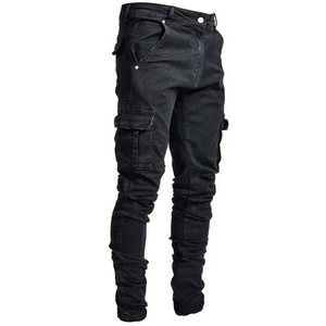 Design élégant Rue Slim Fit Offre Spéciale Mode Hommes Jeans Pantalon Haute Qualité Respirant Denim En Vrac Décontracté Et Personnalisation - Product Image 2