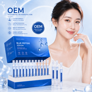 เซรั่มบำรุงผิวหน้าสูตรใหม่ OEM บลูคอปเปอร์เปปไทด์ ช่วยเติมความชุ่มชื้น ผิวเรียบเนียน พกพาสะดวก - Product Image 1