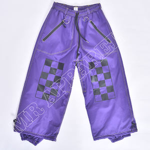 กางเกงสโนว์บอร์ดสำหรับผู้ชายชุดใส่เล่นสกีกันน้ำทรงหลวมโอเวอร์ไซส์ใส่เล่นสกีระบายอากาศได้ดีดีไซน์ใหม่ออกแบบได้ตามต้องการสำหรับฤดูหนาว - Product Image 1