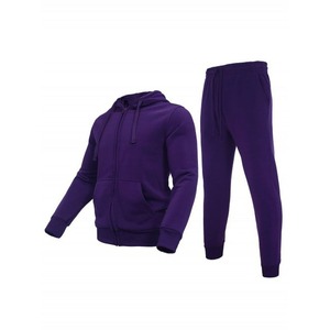 Survêtement pour hommes, vestes et pantalons de course décontractés à manches longues et à fermeture éclair complète, tenue 2 pièces, survêtements de jogging chauds pour hommes - Product Image 1