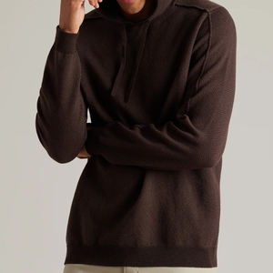 Sweats à capuche en laine pour hommes Sweat à manches longues avec sweat à capuche en polyester pour hommes Sweats à capuche personnalisés - Product Image 4