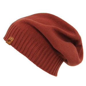 หมวกบีนนี่ถักสำหรับผู้ชายและผู้หญิง, หมวกทรงกะโหลกโอเวอร์ไซส์ซับในนุ่มฤดูหนาว - Product Image 2