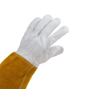 Otros por productos Guantes de seguridad para control de animales Protección Manejo Guante Par Guante de cuero de vaca Soldadura Trabajo OEM - Product Image 4