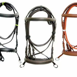 Brida de Cuero sin Bocado ADEEFA, Tamaño Personalizado, Acolchado Suave, Herrajes de Acero Inoxidable, Tres Colores Disponibles, Venta al por Mayor. - Product Image 1