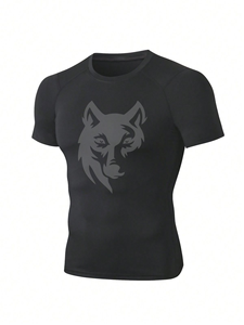 เสื้อยืดออกกำลังกายสำหรับผู้ชายเสื้อสำหรับวิ่งแห้งเร็ว - Product Image 2