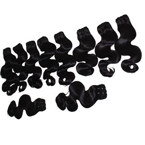 Paquetes de cabello tejido vietnamita en trama doble dibujado extensiones de cabello humano virgen brasileño crudo Afro Wave Natural Wave al por mayor - Product Image 4