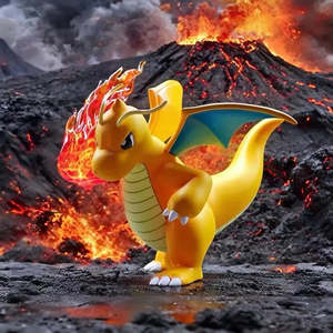 Figurine d'action Pokémon Dracolosse en plastique, modèle de personnage de dessin animé, jouet pour garçons, à collectionner, neuf avec boîte - Product Image 2