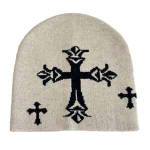 Designer High Quality With Custom logo Winter Digital Print Jacquard Knit Beanie Custom Patch Beanies <b>Hats</b> - Product Image 4