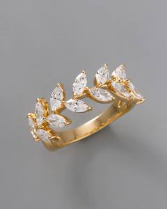 Bague de mariage en moissanite taille marquise 1,5x3mm, motif feuille éternité, en argent sterling 925, bijoux en gros - Product Image 1