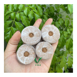 Coco vietnamita Coir Jiffy Pellets para una fácil germinación Agricultura orgánica y jardinería a granel Bajo Costo de fábrica - Product Image 1