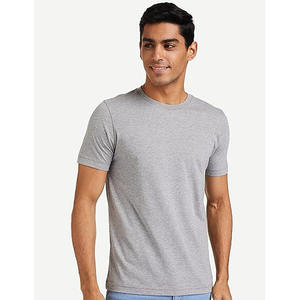 Conception de logo personnalisé OEM T-shirts d'été décontractés pour hommes, couleur unie, manches courtes, jersey de coton lâche, placement sur le devant, vente en gros - Product Image 6