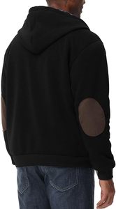 Mens Acid Washed Fleece Solid Pullover Hoodies 100% Cotton Embroidered Digital Printing Winter Heavyweight Thick Coat - Product Image 2