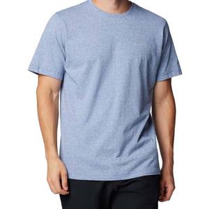 Camiseta de Hombre de Manga Corta con Cuello Redondo 100% Algodón, Venta Directa de Fábrica, Logotipo Personalizado, Transpirable y Ecológica - Product Image 1