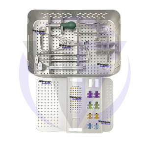 Instrumentos de cirugía TTA canina y jaula de titanio Juego de implantes veterinarios quirúrgicos Wenquar para el Avance de la tuberosidad tibial - Product Image 2