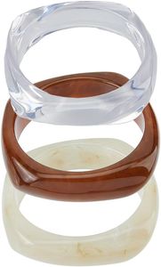 เครื่องประดับเรซินสร้อยข้อมือแฟชั่นกำไลข้อมือแฟชั่นกำไลข้อมือแฟชั่นขนาดใหญ่อินเทรนด์ใหญ่ใหญ่ใหญ่เกินจริงหลายสีอะคริลิคเรซิ่น - Product Image 4