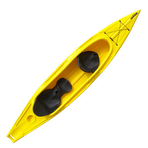 Kayak Reforzado y Engrosado de Plástico Rígido para 3 Personas, Estilo Cabina 2+1, Kayak Rotomoldeado de Plástico - Product Image 1
