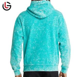 Custom Made premium quality Designer Pullover Streetwear Men's Full Sleeve Cotton Tie <b>Dye</b> Acid Wash Hoodie For Men Casual Boxy - Product Image 3