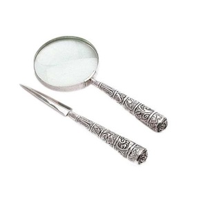 Artesanía India Alta Calidad Nuevo Diseño 2025 Lupa Color Bronce Diseño Antiguo Venta al por mayor Metal Vintage Look Eye Glass - Product Image 4