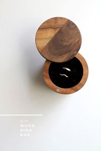 new arrival Wooden <b>Ring</b> Box Customizable Engagement <b>Ring</b> Holder Personalized Wood Wedding Proposal Box latest wooden boxes - Product Image 4