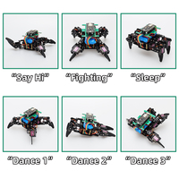 Kit de robot inteligente cuadrúpedo de cuatro patas Tscinbuny Spider para programación Arduino