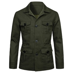Design personnalisé Vêtements d'hiver décontractés Veste en cuir pour hommes Nouvelle mode Veste légère et décontractée pour homme - Product Image 4