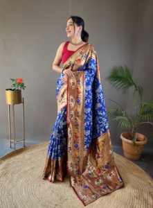 Designer Fancy Trend ing Outfit Hot Selling Best Lucknowi Konzept Weben <span class=keywords><strong>Saree</strong></span> Frau Mode Exporteur - Product Image 2