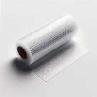 Rouleau de film à bulles d'air 100 cm x 10 m (10 m²) en plastique haute pression pour emballage à bulles pour un amortissement accru