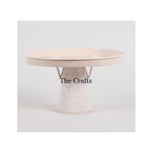 Bestest Design <b>Wooden</b> <b>Cake</b> Server Customized Size And Shape Wood <b>Cake</b> <b>Stand</b> With Meena Work At Acceptable Price - Product Image 2